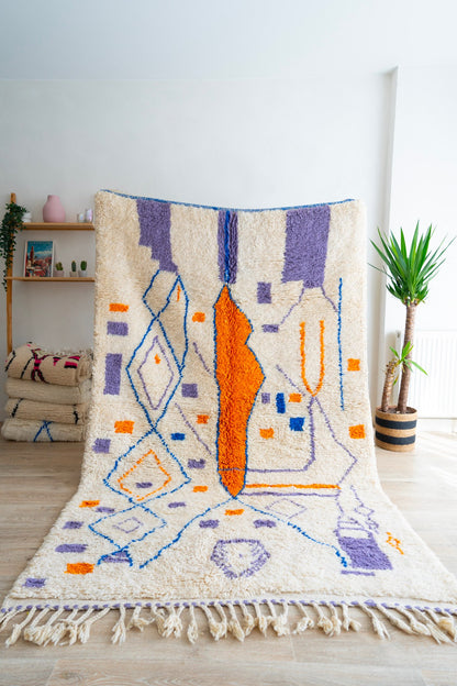 Tapis berbère coloré - 264 x 153cm / AZ107