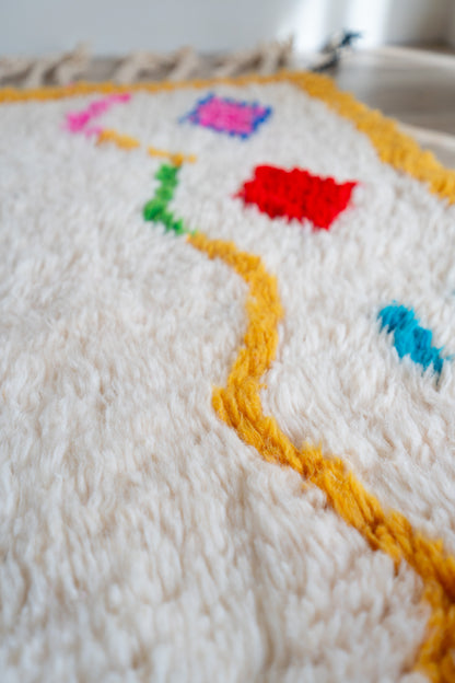 Tapis berbère coloré - 292 x 158cm / AZ106