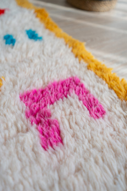 Tapis berbère coloré - 292 x 158cm / AZ106