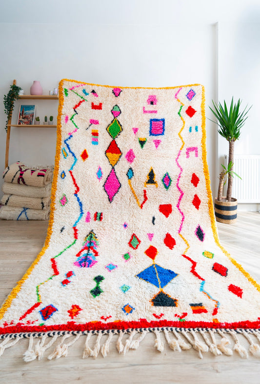 Tapis berbère coloré - 292 x 158cm / AZ106