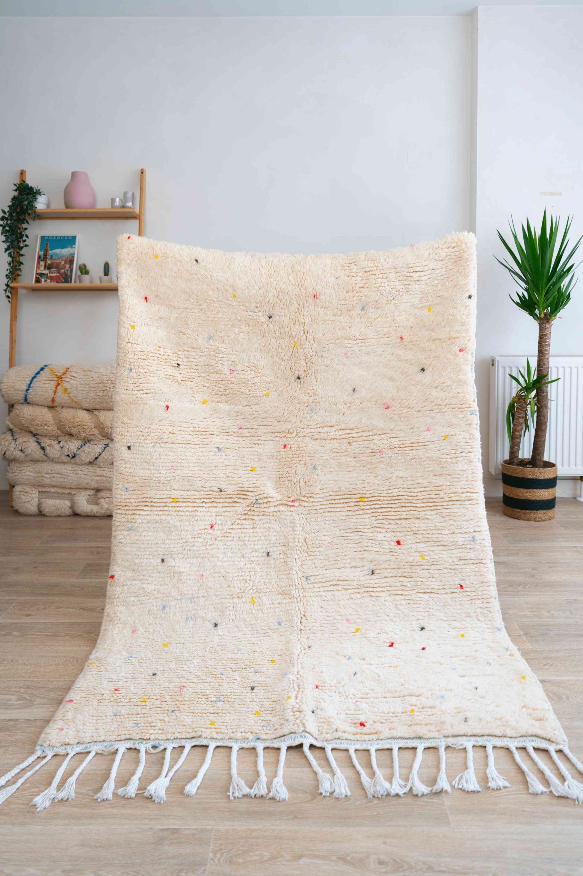 Tapis berbère à pois multicolores- SM104