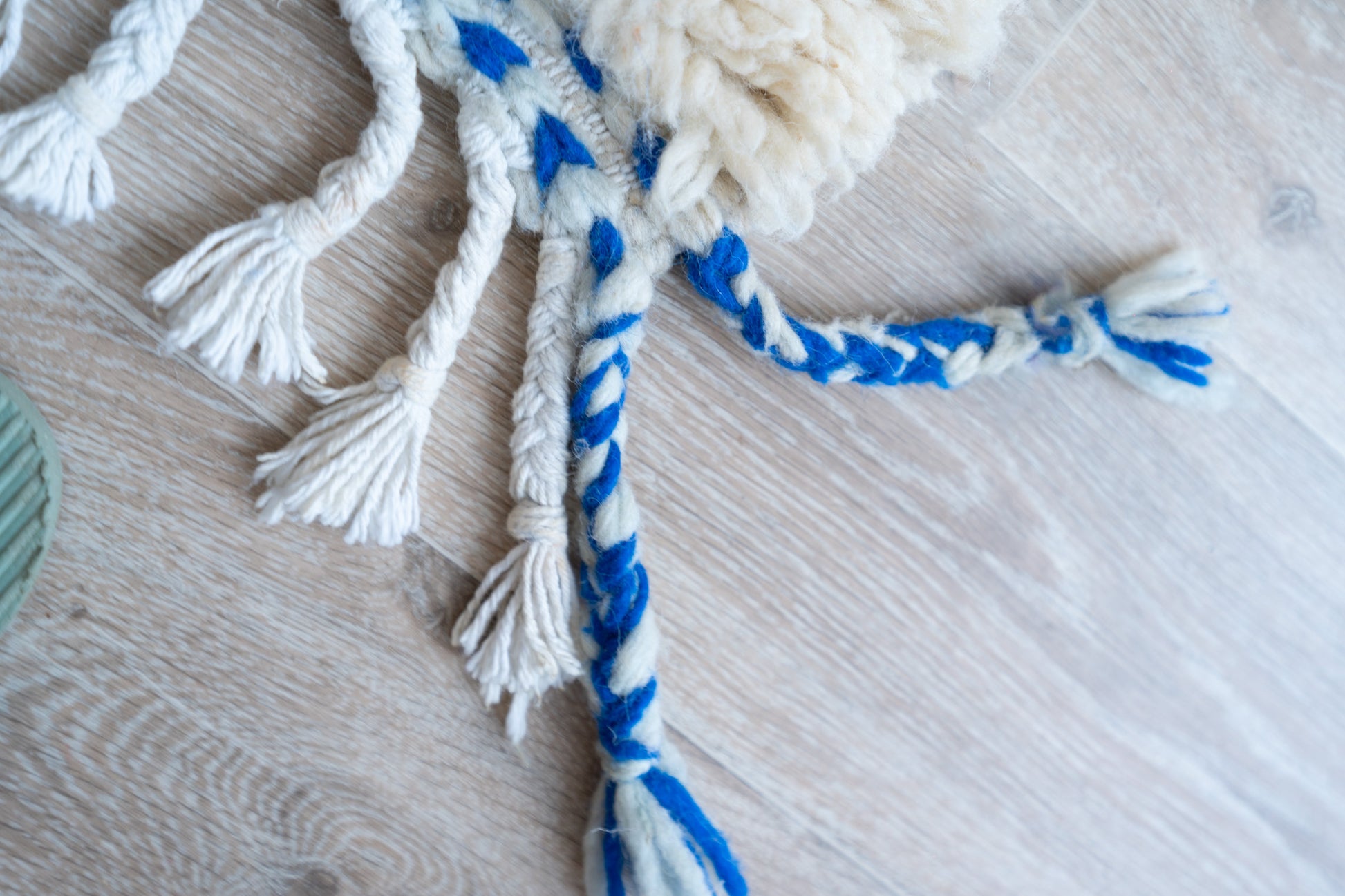 Tapis berbère Blanc et Bleu Majorelle - SM109