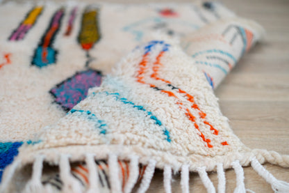 Tapis berbère coloré - 160 x 105cm / AZ105