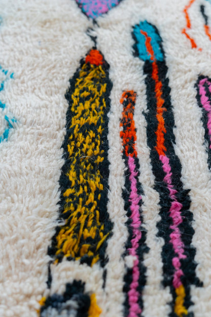 Tapis berbère coloré - 160 x 105cm / AZ105