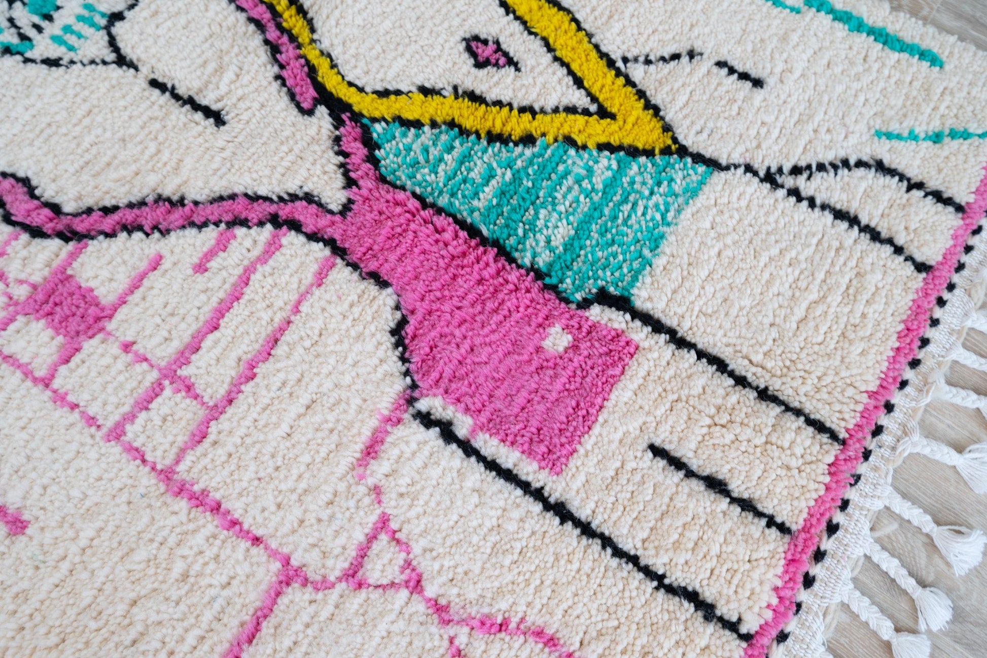 Tapis berbère coloré - 165 x 100cm / AZ104