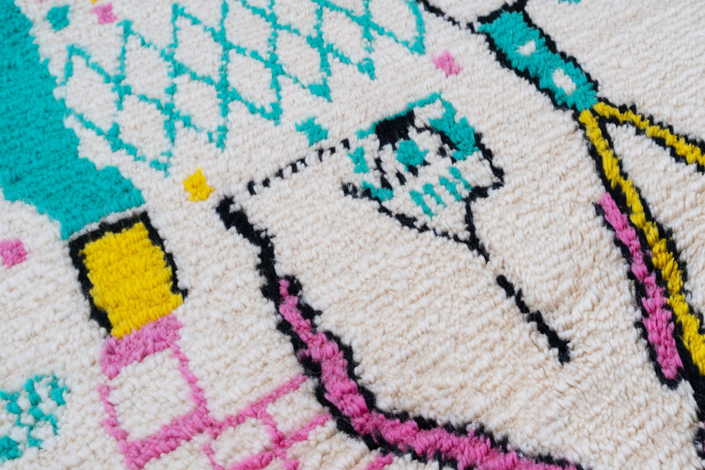 Tapis berbère coloré - 165 x 100cm / AZ104