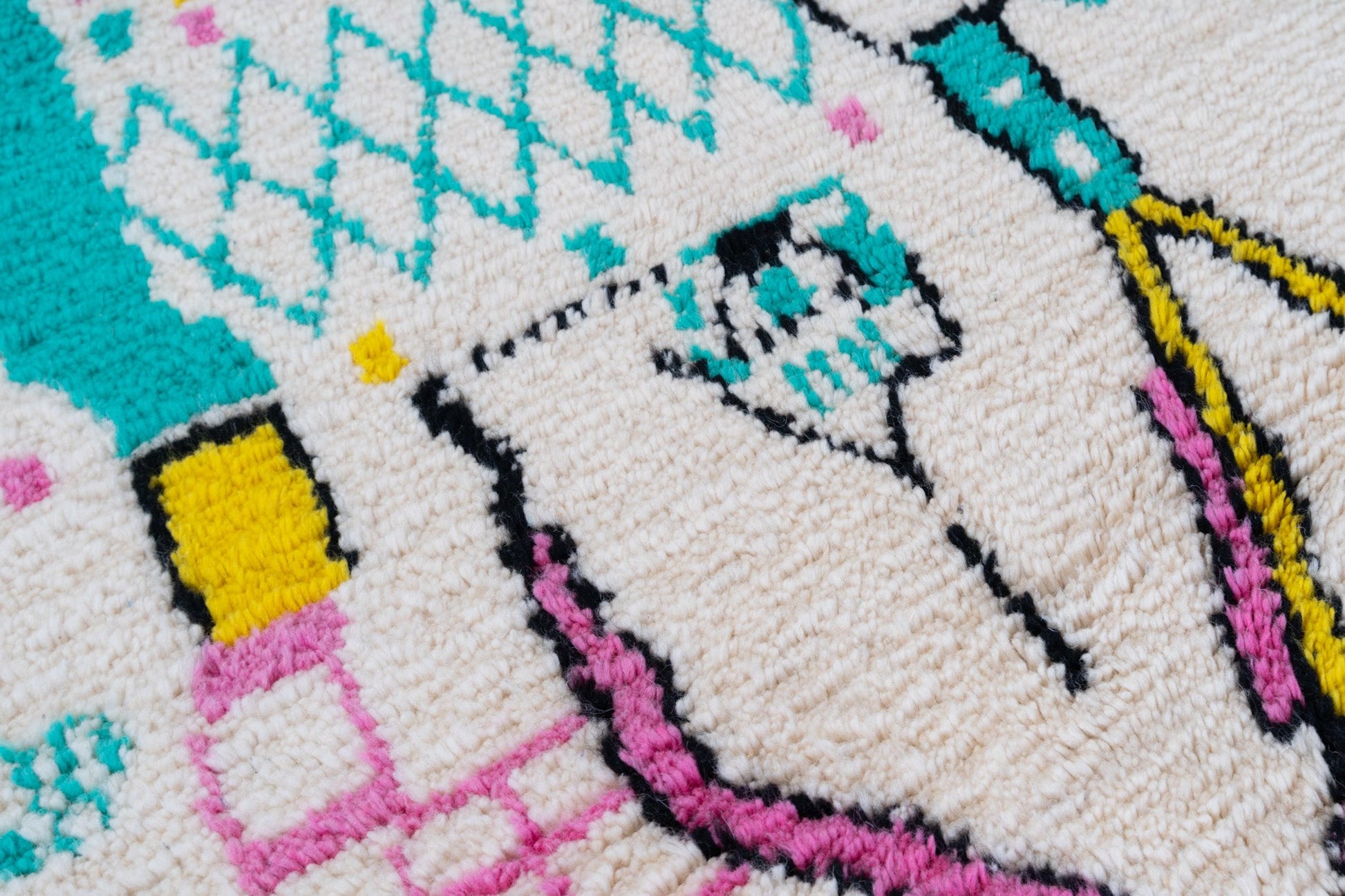 Tapis berbère coloré - 165 x 100cm / AZ104