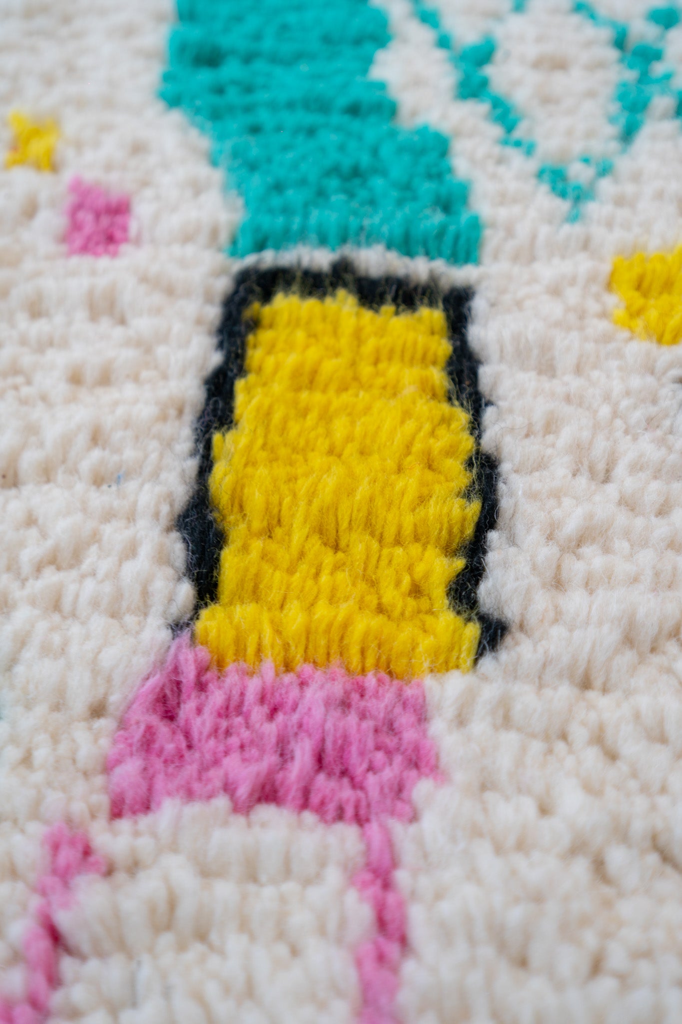 Tapis berbère coloré - 165 x 100cm / AZ104