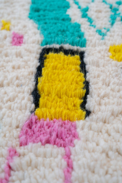 Tapis berbère coloré - 165 x 100cm / AZ104