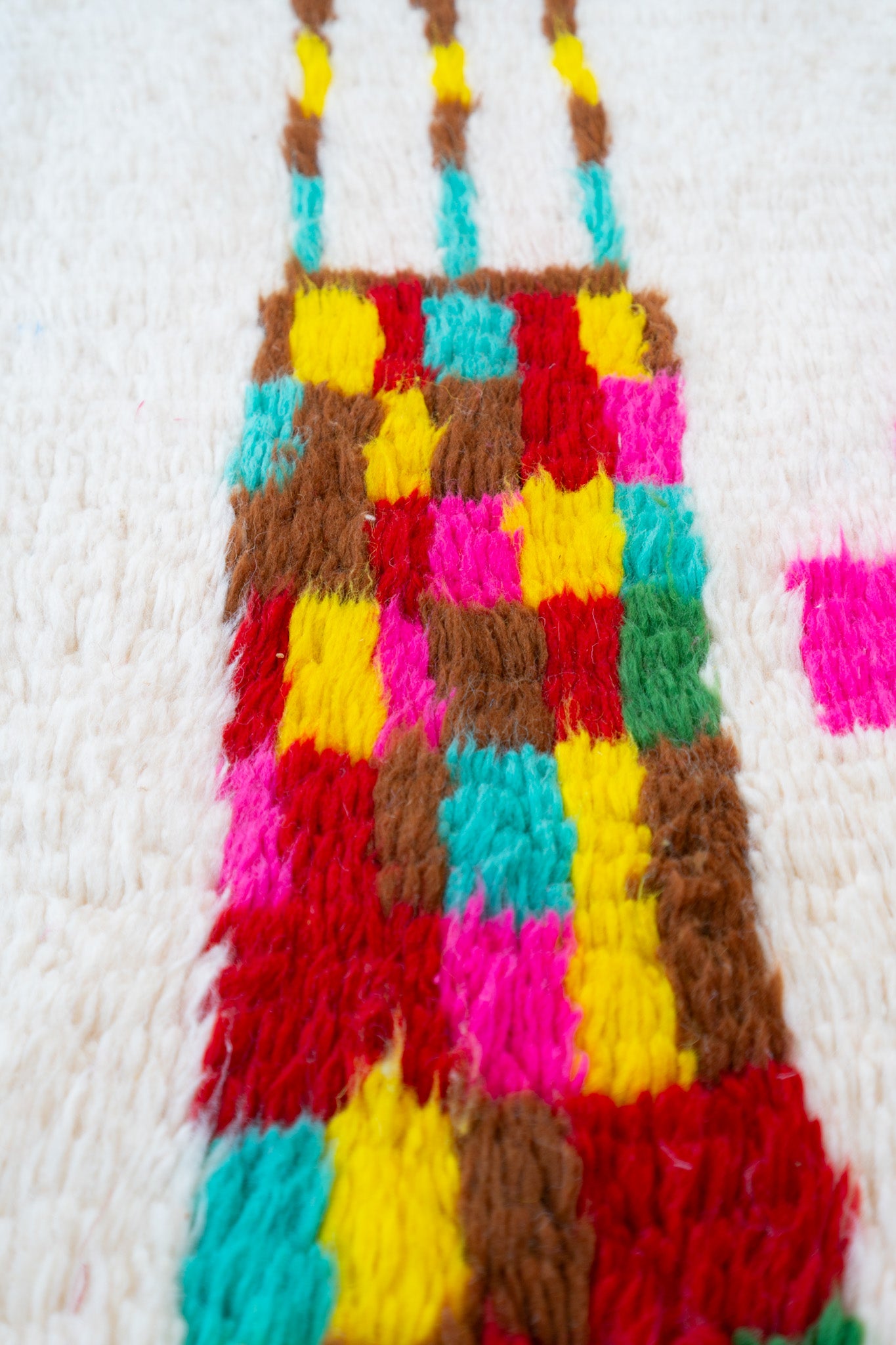 Tapis berbère coloré - 215 x 99cm / AZ103