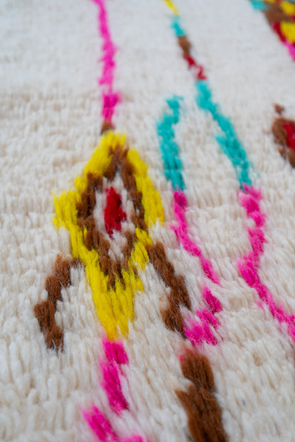 Tapis berbère coloré - 215 x 99cm / AZ103