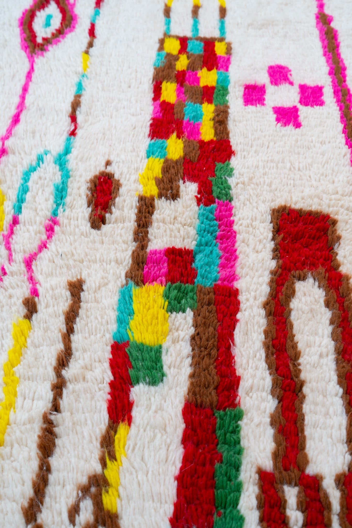 Tapis berbère coloré - 215 x 99cm / AZ103