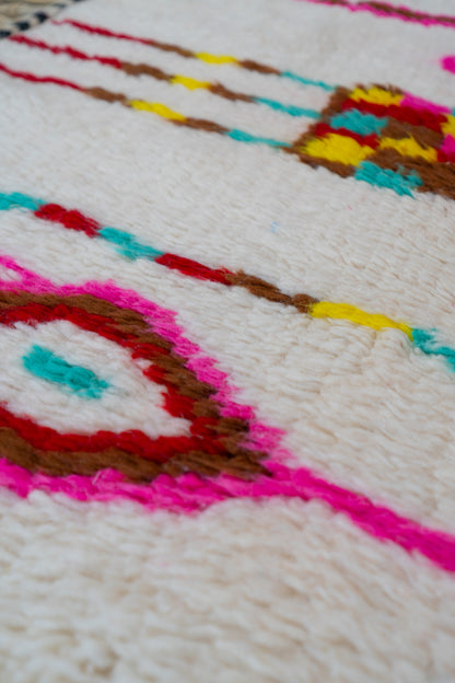 Tapis berbère coloré - 215 x 99cm / AZ103