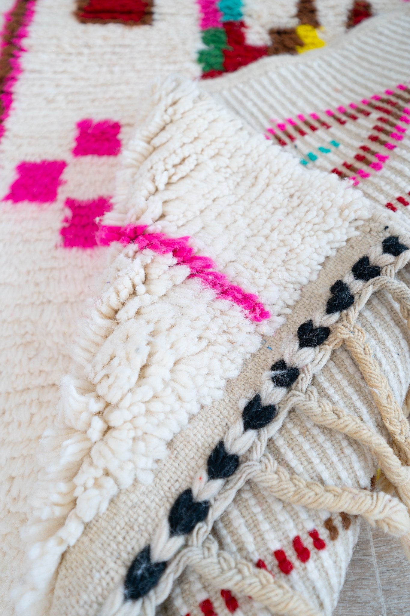 Tapis berbère coloré - 215 x 99cm / AZ103